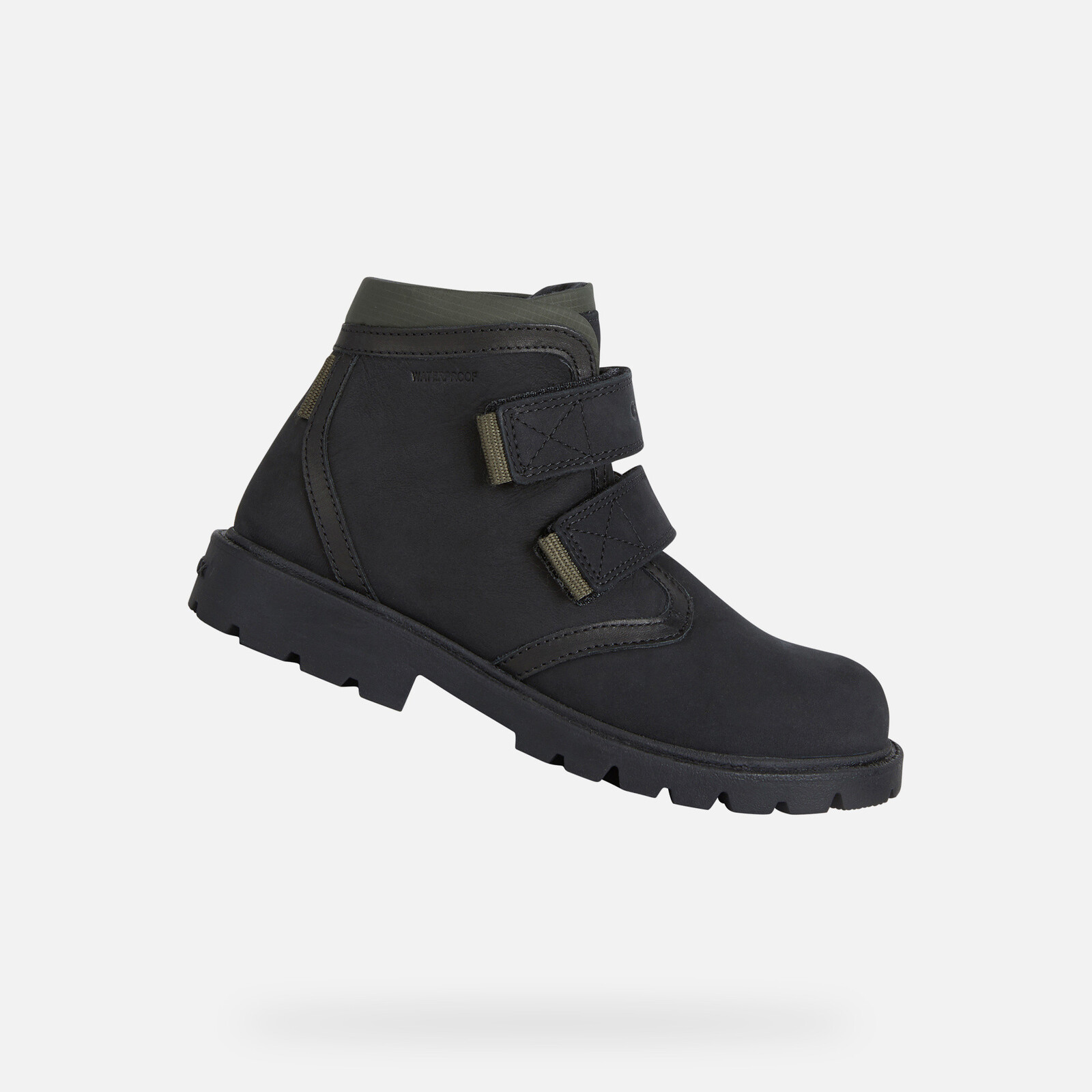 Čierne chlapčenské členkové topánky Geox Shaylax Boy WPF