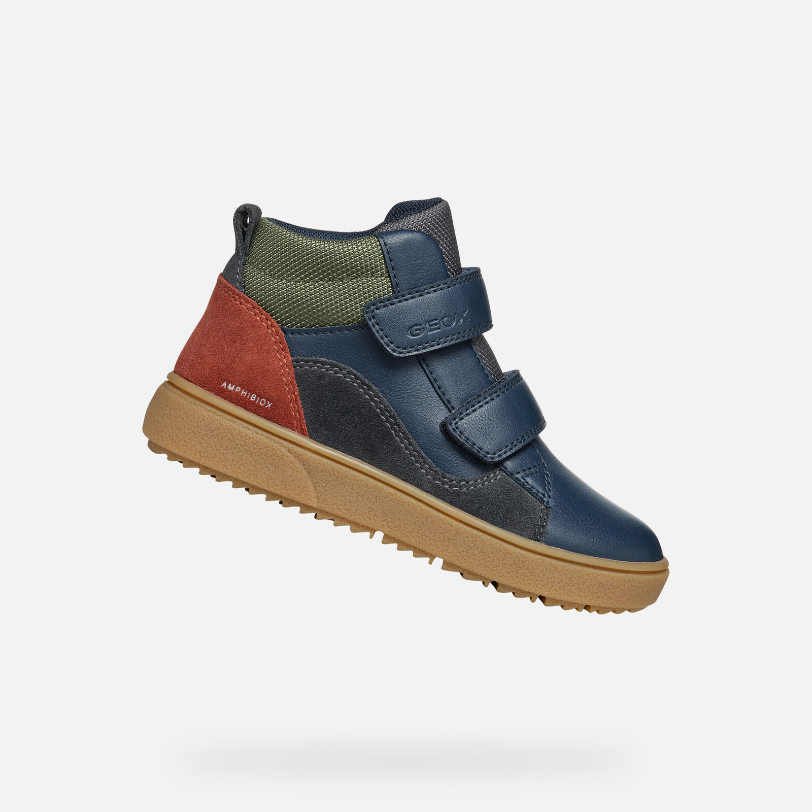 Modré chlapčenské členkové topánky Geox