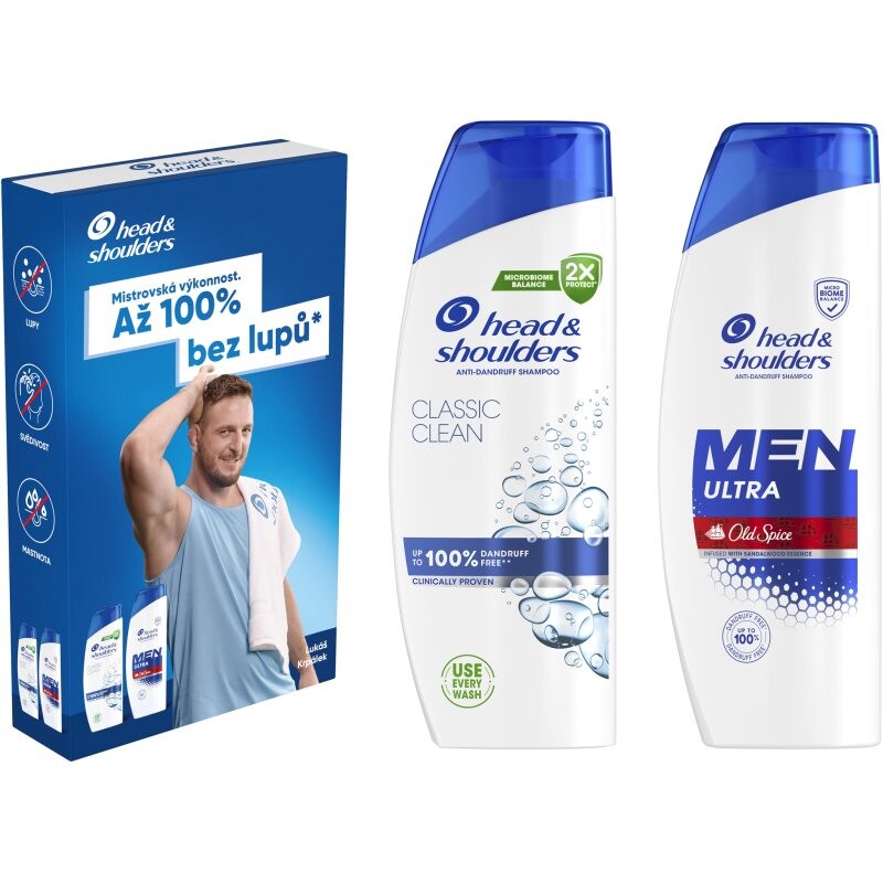 Head & Shoulders Classic Clean + Ultra Old Spice darčeková sada pre mužov