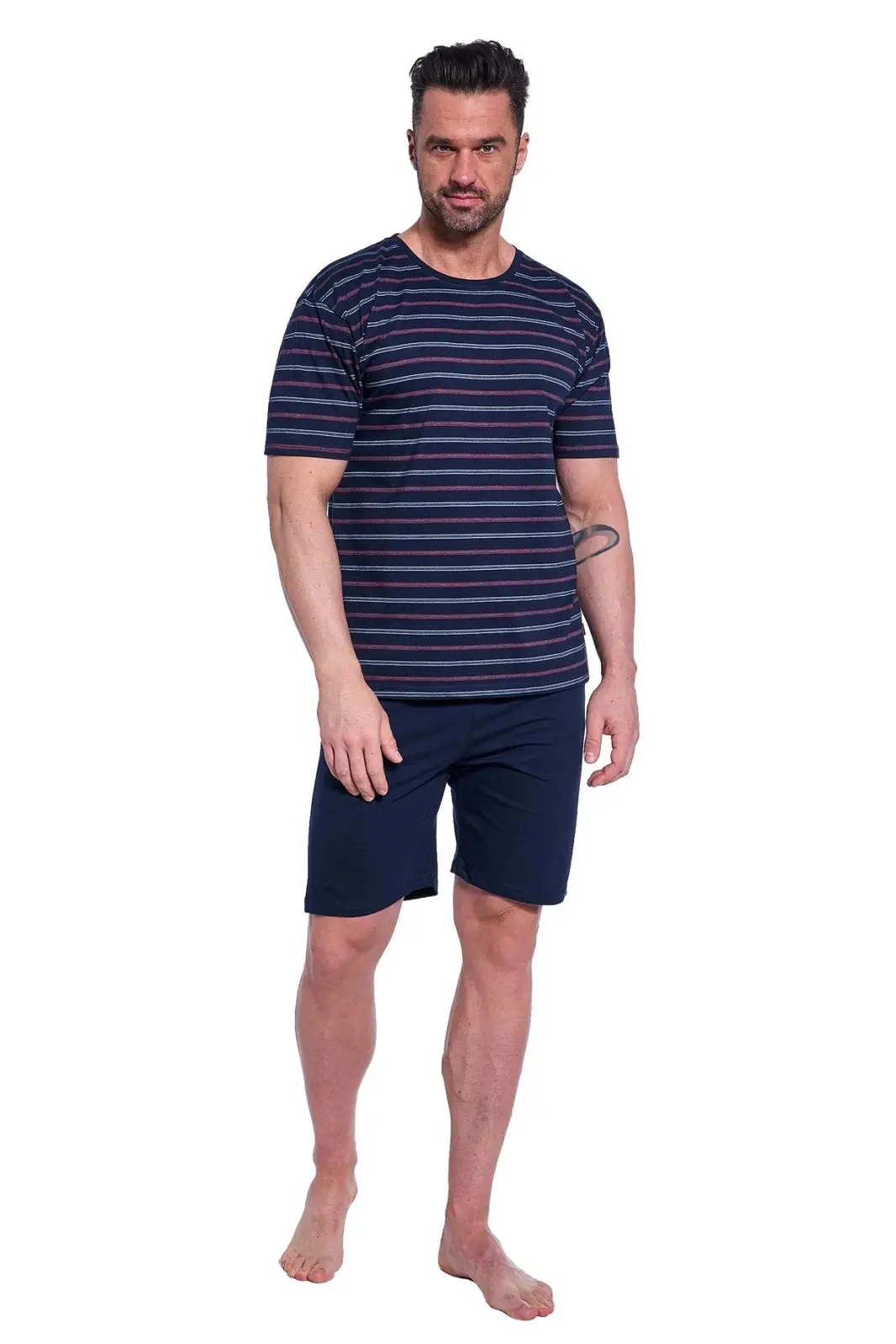 Pánske pyžamo 338/51 Rôzne - CORNETTE tmavě modrá L
