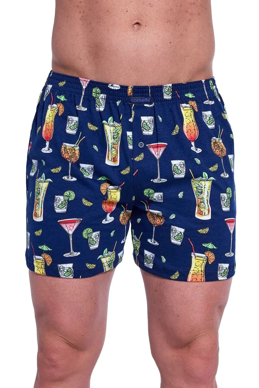 Boxerky Cornette Classic 011/168 3XL-5XL tmavě modrá 3xl