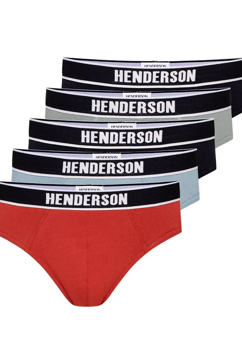 Pánske slipy 5 pack 43175 Soon - HENDERSON vícebarevná M