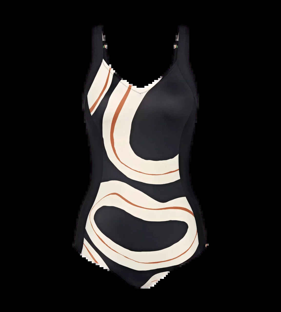 Dámske jednodielne plavky Summer Allure OW 01 black - Triumph 50C