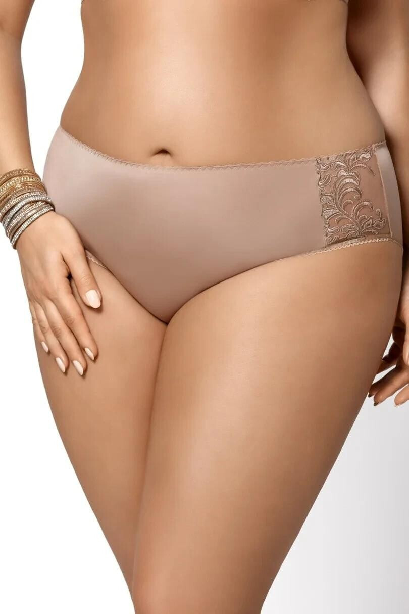 K379 VICTORIA Dámske nohavičky béžová - GORSENIA 3XL béžová