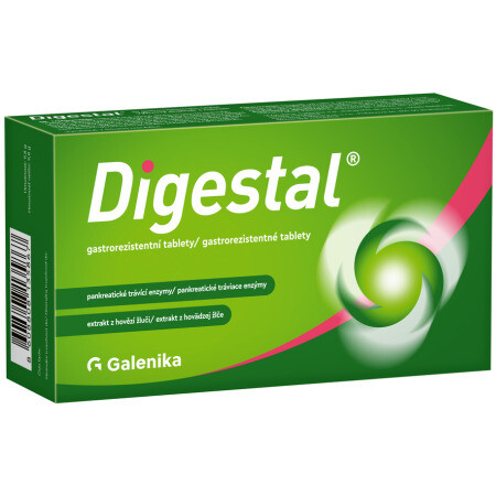 GALENIKA Digestal gastrorezistentné tablety 20 ks