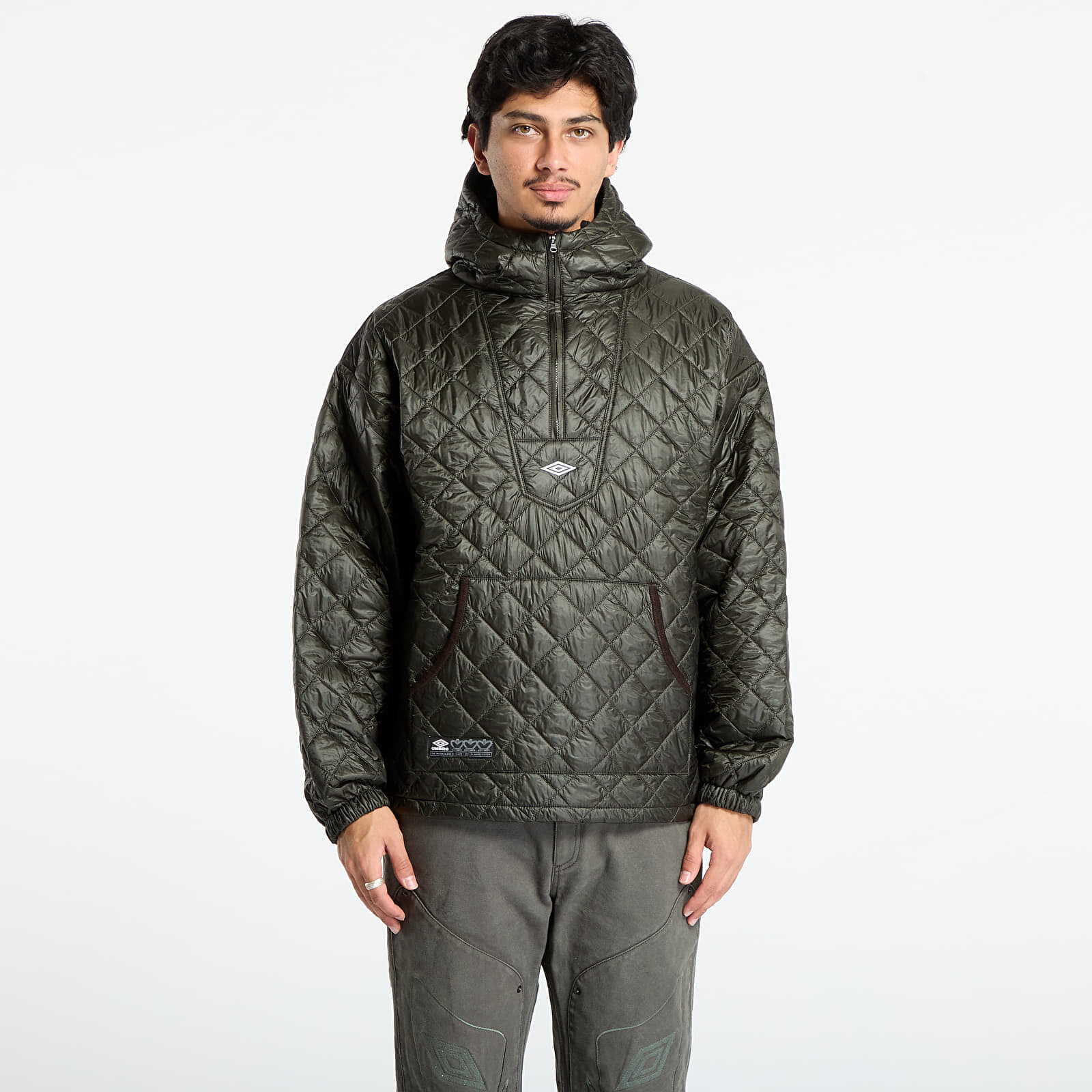 Bunda Umbro Masked Diamond Anorak Dark Olive S