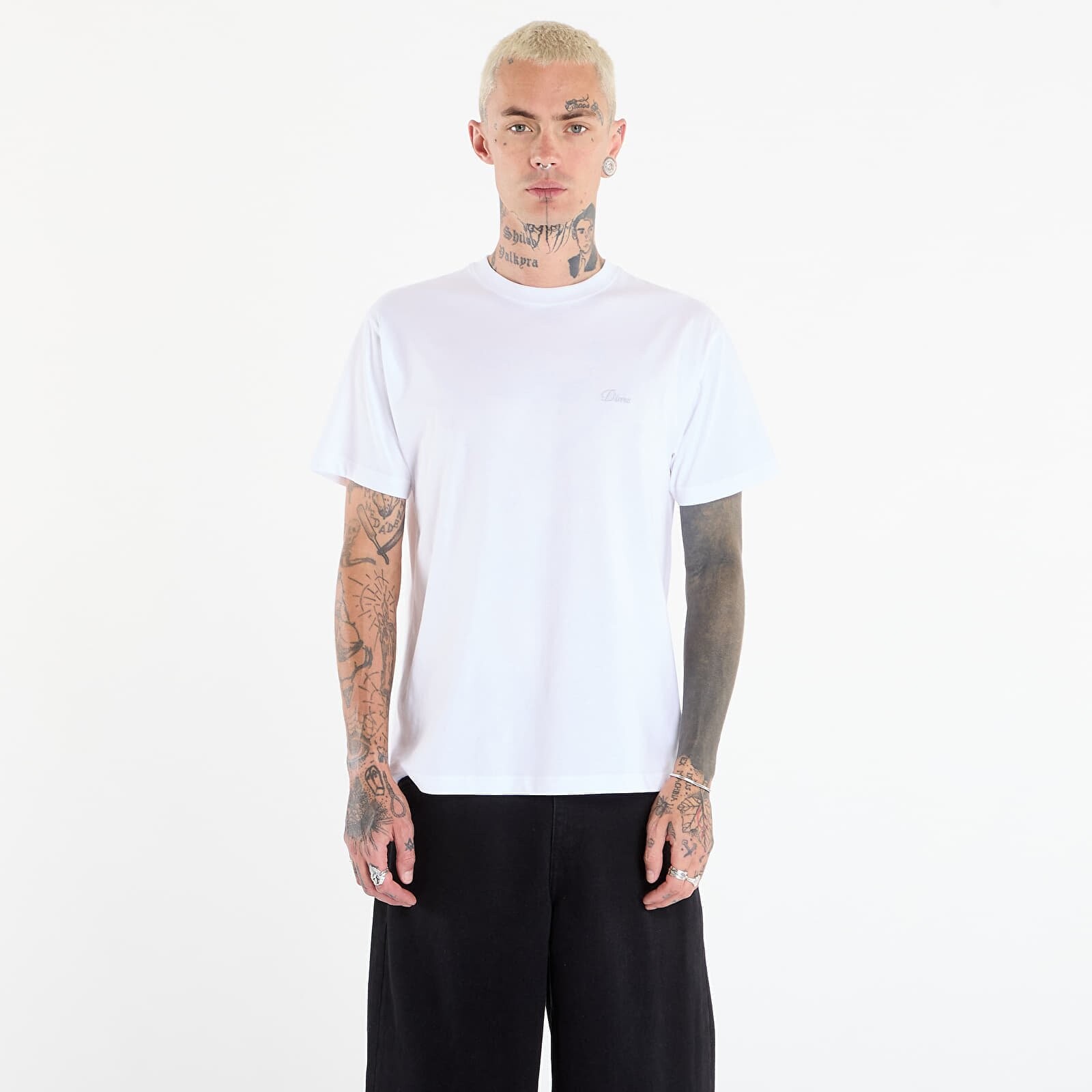 Tričko Dime Cursive Small Logo T-Shirt UNISEX White XL