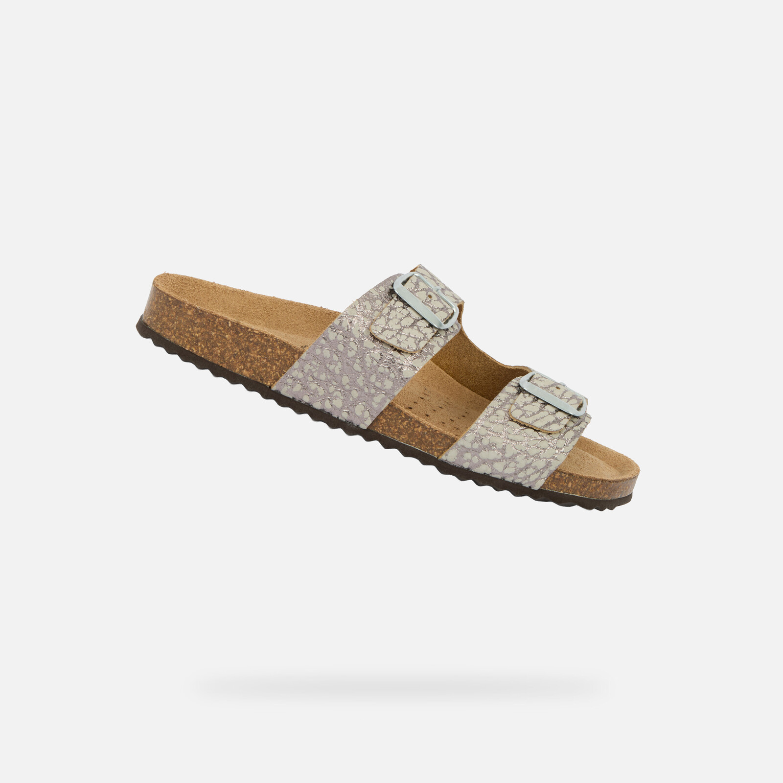 Silver Women's Slippers Geox Brionia - Women's