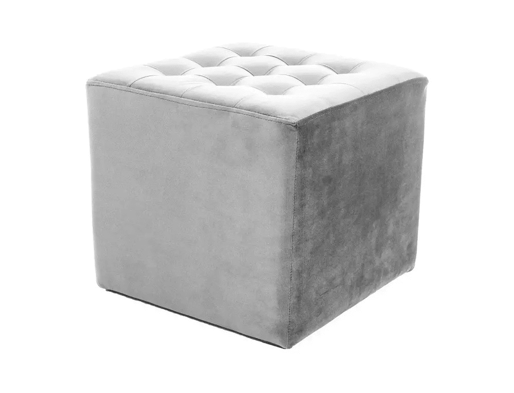 Signal Taburetka LORI VELVET | svetlosivá