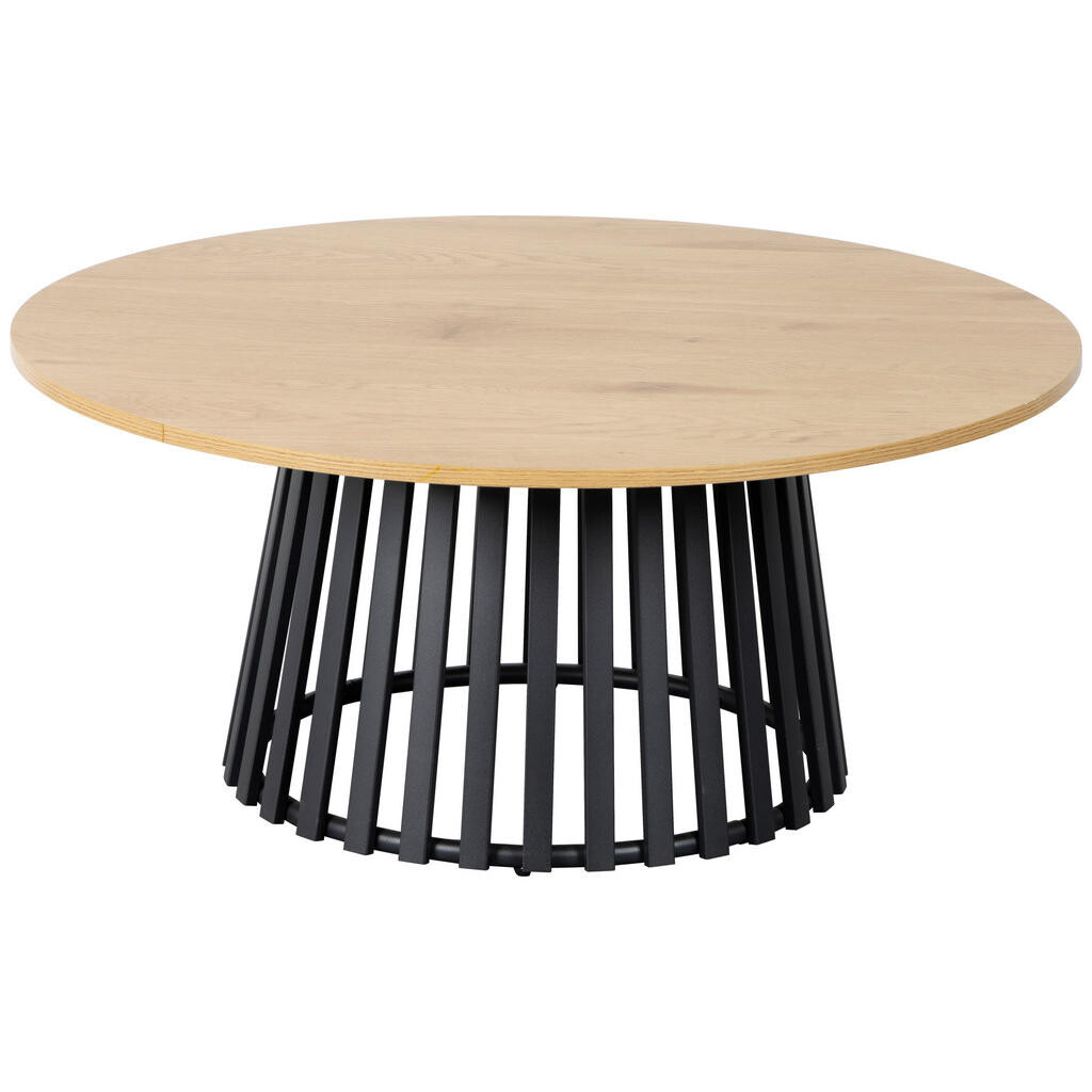 Boxxx KONFERENČNÝ STOLÍK, čierna, farba duba, kov, kompozitné drevo, 80/80/40 cm