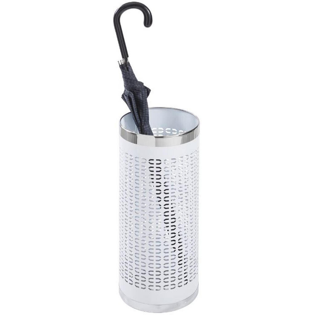 Xora STOJAN NA DÁŽDNIKY, biela, farba ušľachtilej ocele