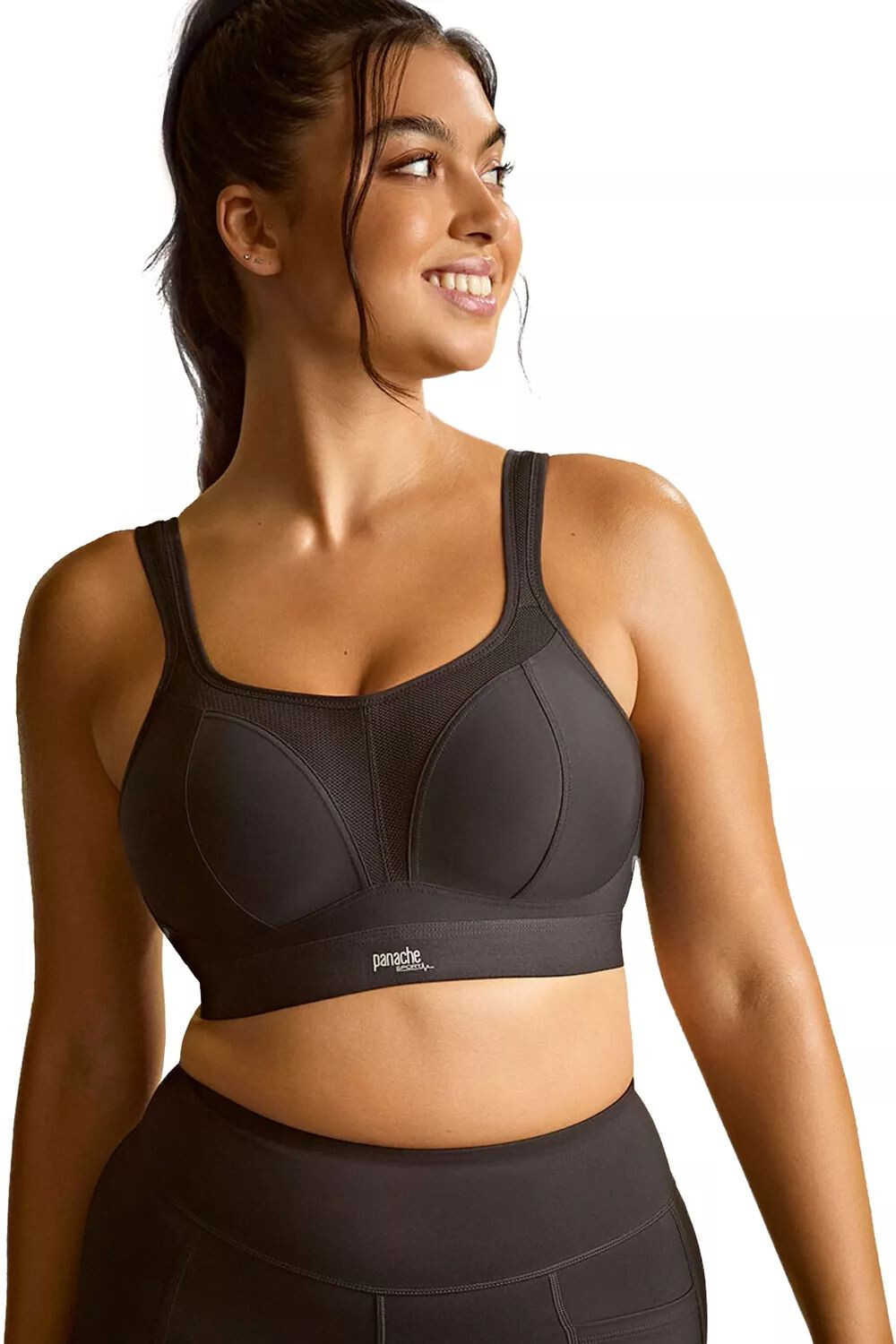 Športová podprsenka 7341B Sport black - Panache černá 85/K