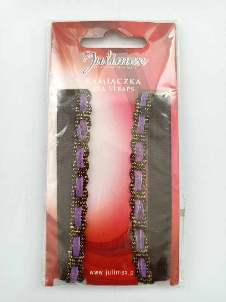 Látkové popruhy RW261 - Julimex UNI černá/fialová