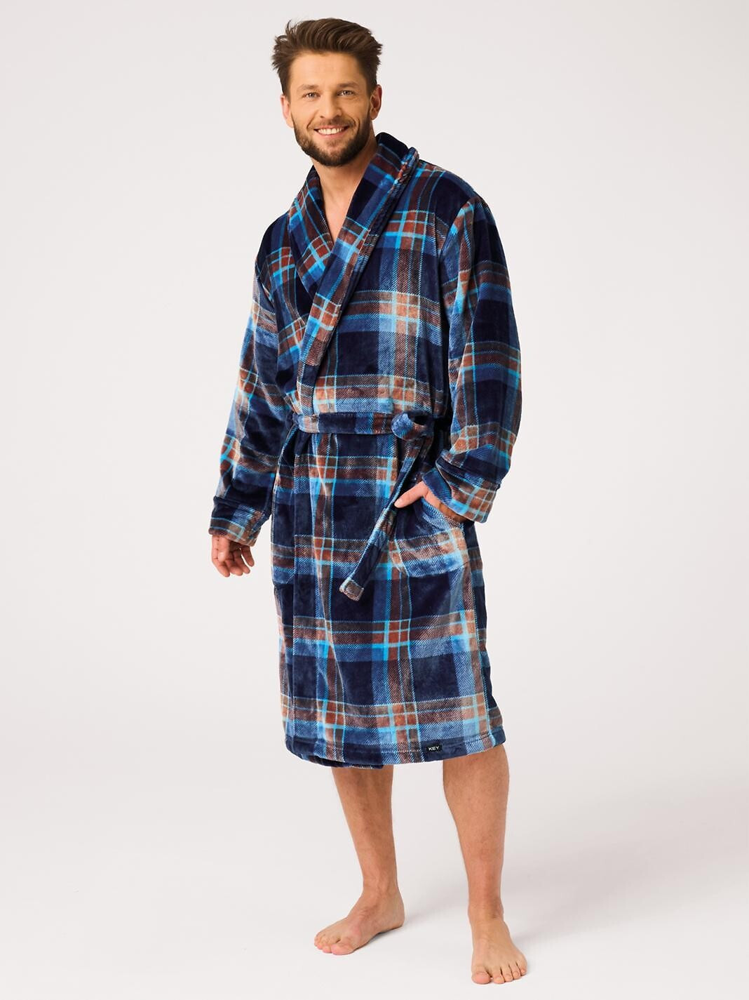 Kľúč MGL 431 B25 M-2XL župan džínový pruh XL/XXL