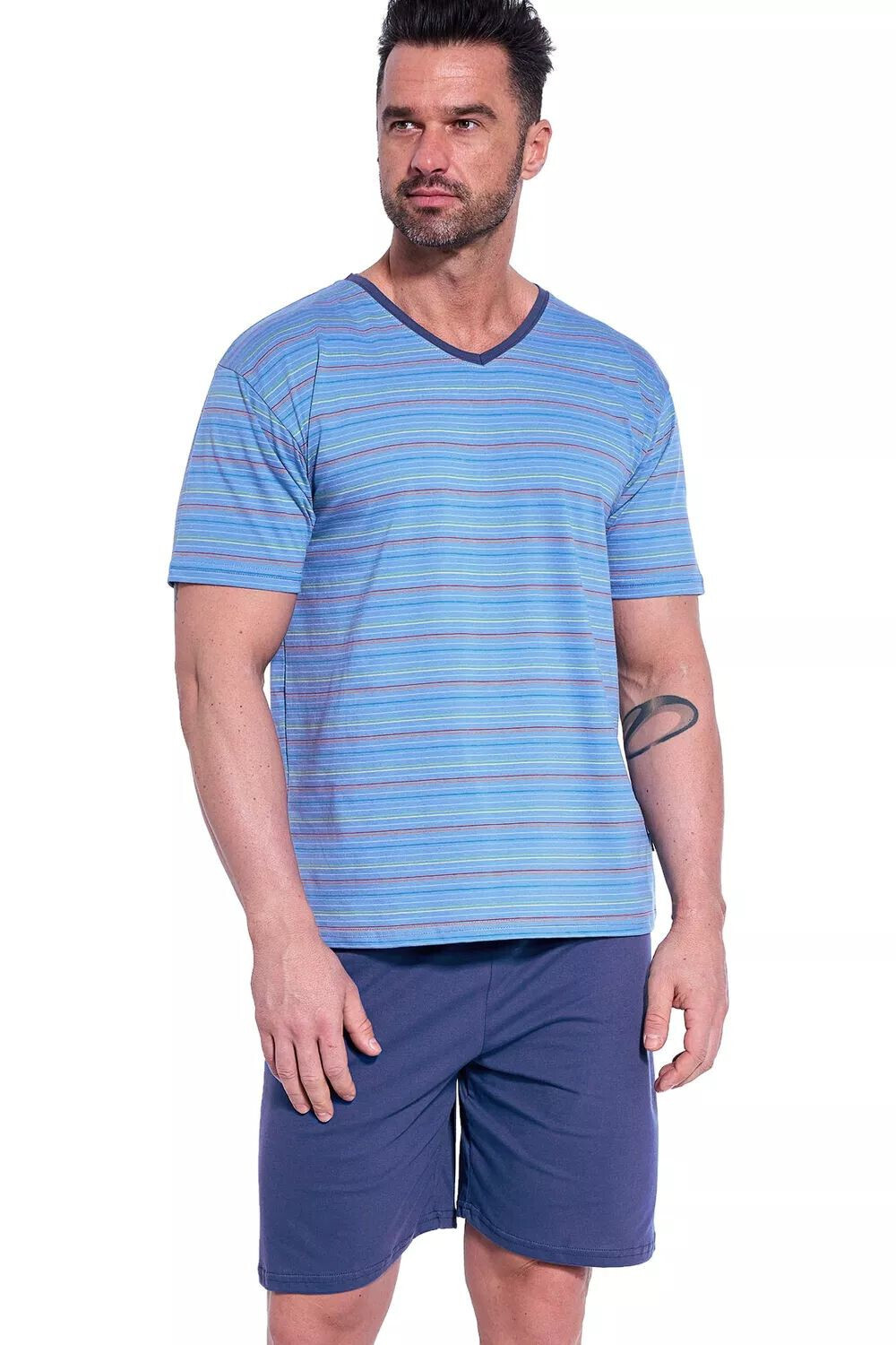 Pánske pyžamo 330/42 Rôzne - CORNETTE světle modrá M