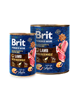 Brit Premium by Nature 6 x 400 g - jahňacie s pohánkou