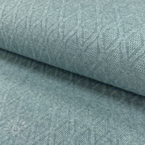 Pletenina jacquard Diamond ocean blue