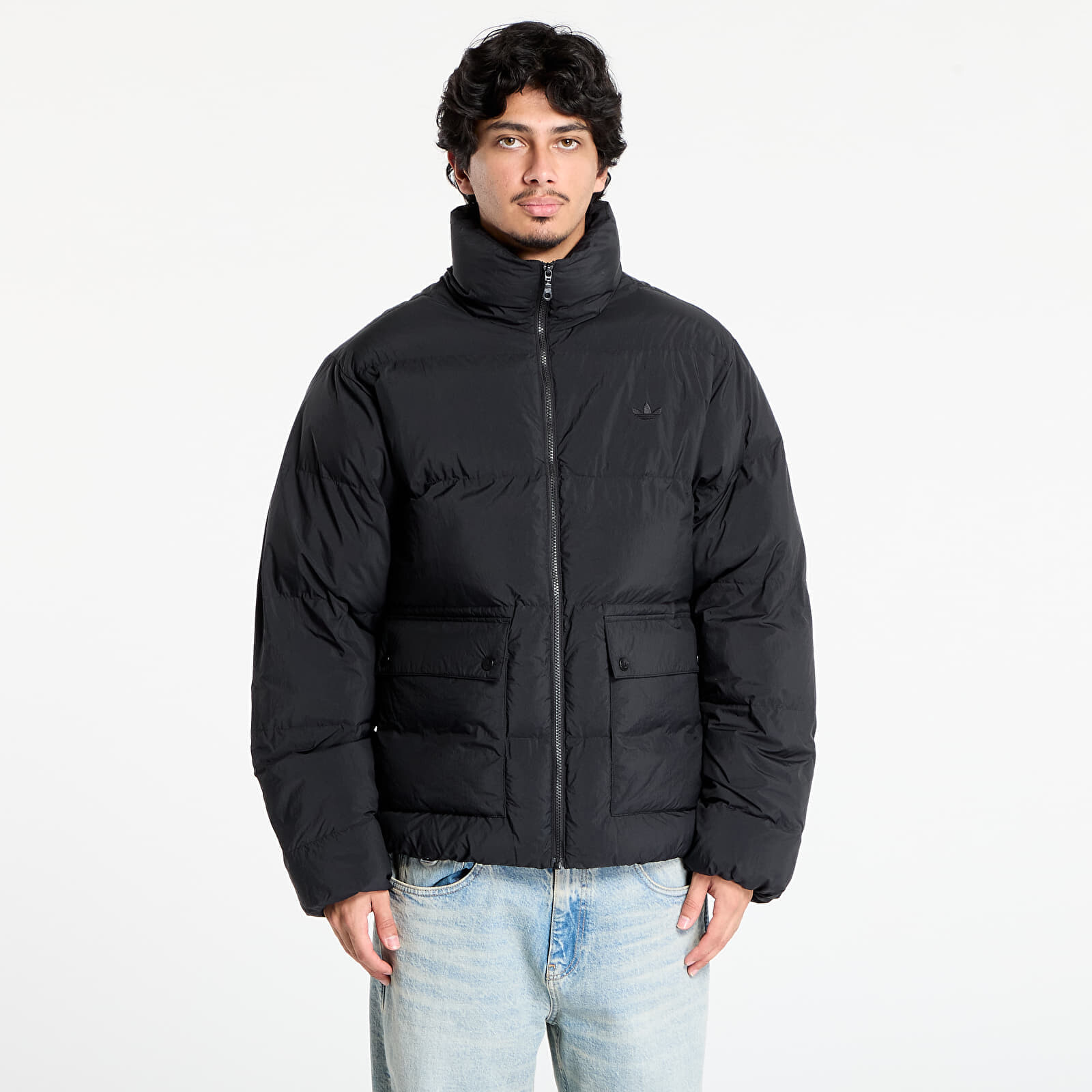 Bunda adidas Tonal Hooded Puffer Jacket Black XXL