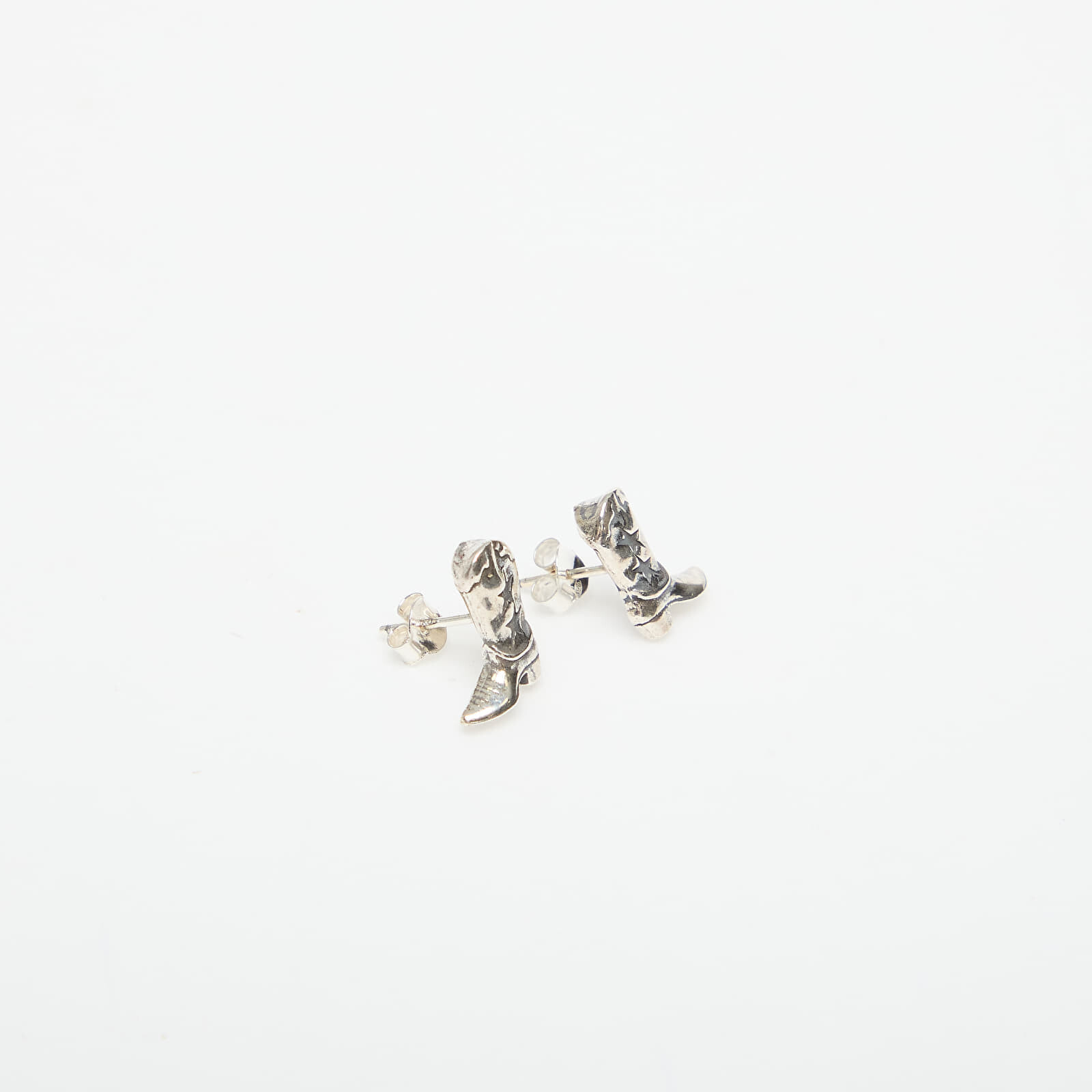 Twojeys Boot Stud Earrings Silver Universal