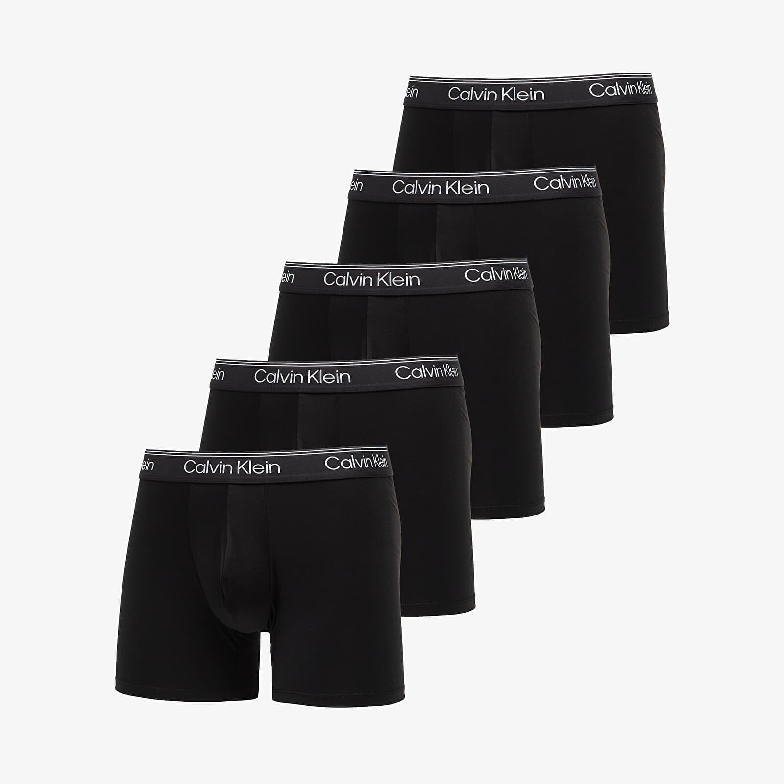 Boxerky Calvin Klein Microfiber Stretch Boxer Brief 5-Pack Black M