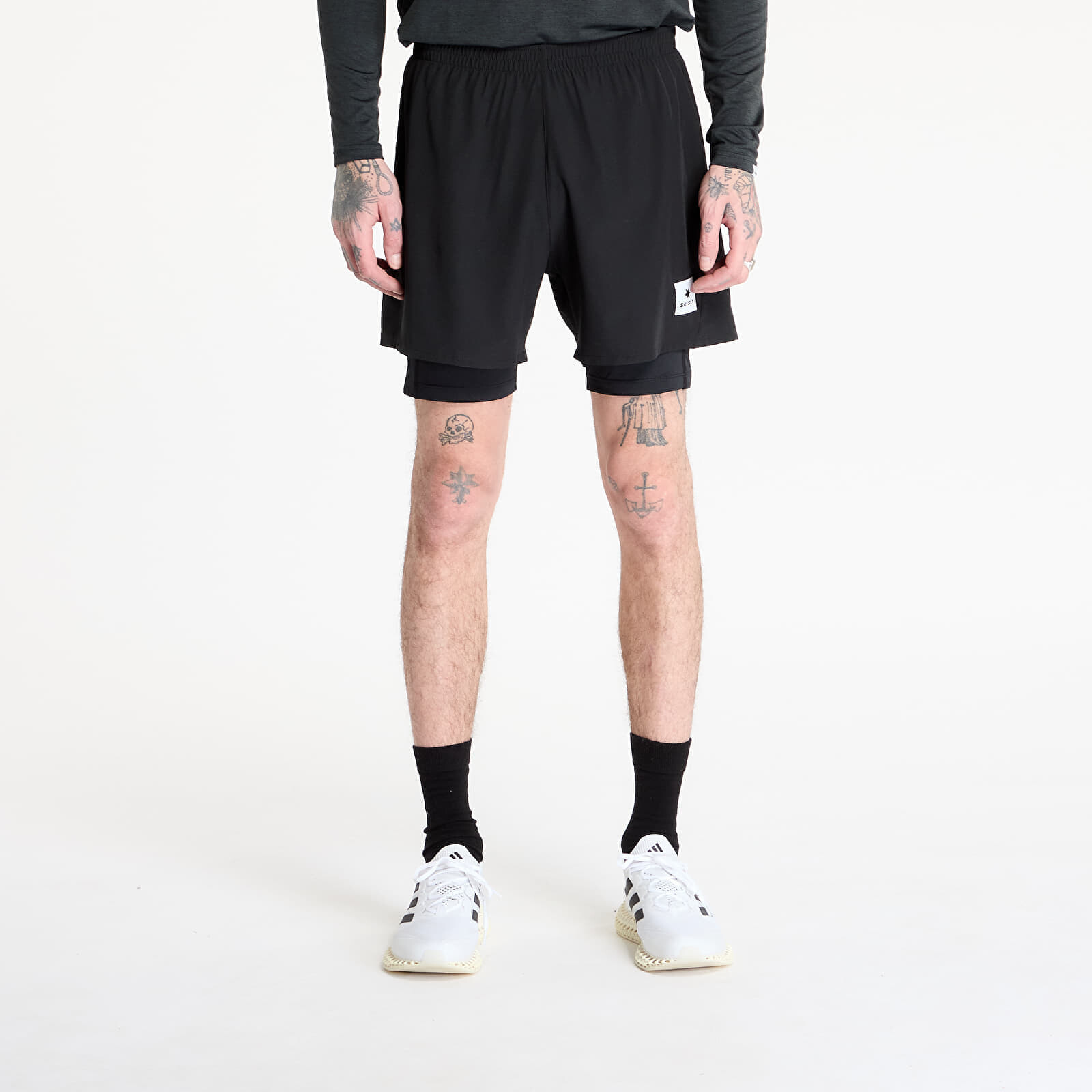 Šortky SAYSKY 2 in 1 Pace Shorts 5'' Black M