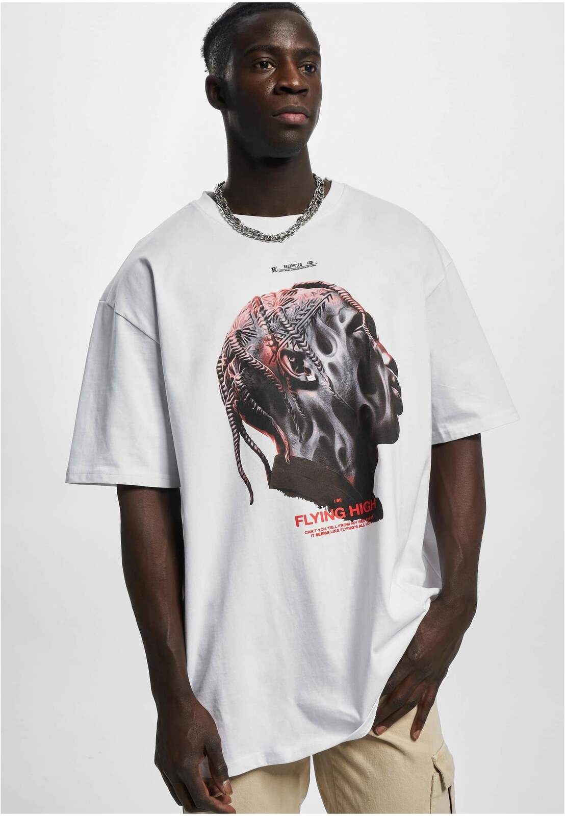 Flying High Oversize T-shirt white