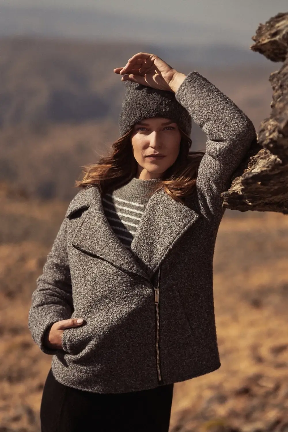 Marisse Women's Jacket Z-Ku-4510 Grey