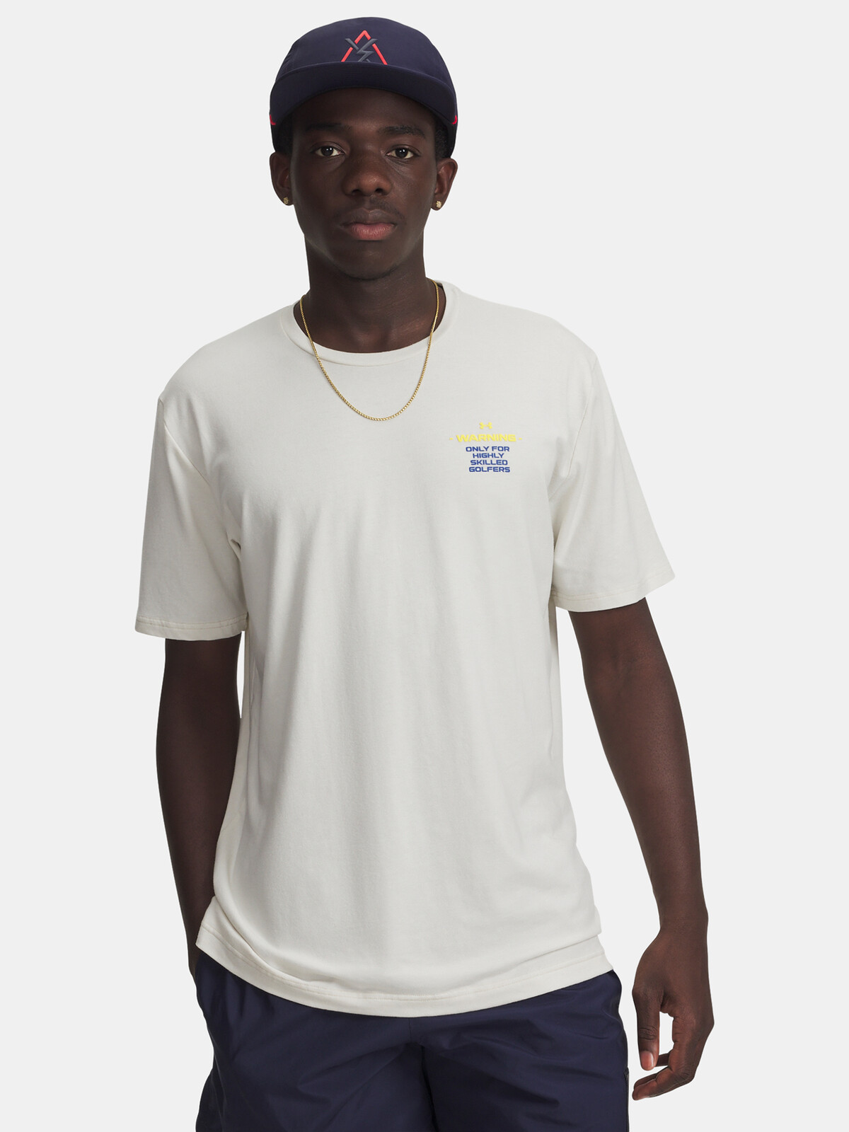 Men's Under Armour UA Golf Warning SS-BRN T-Shirt - Men's