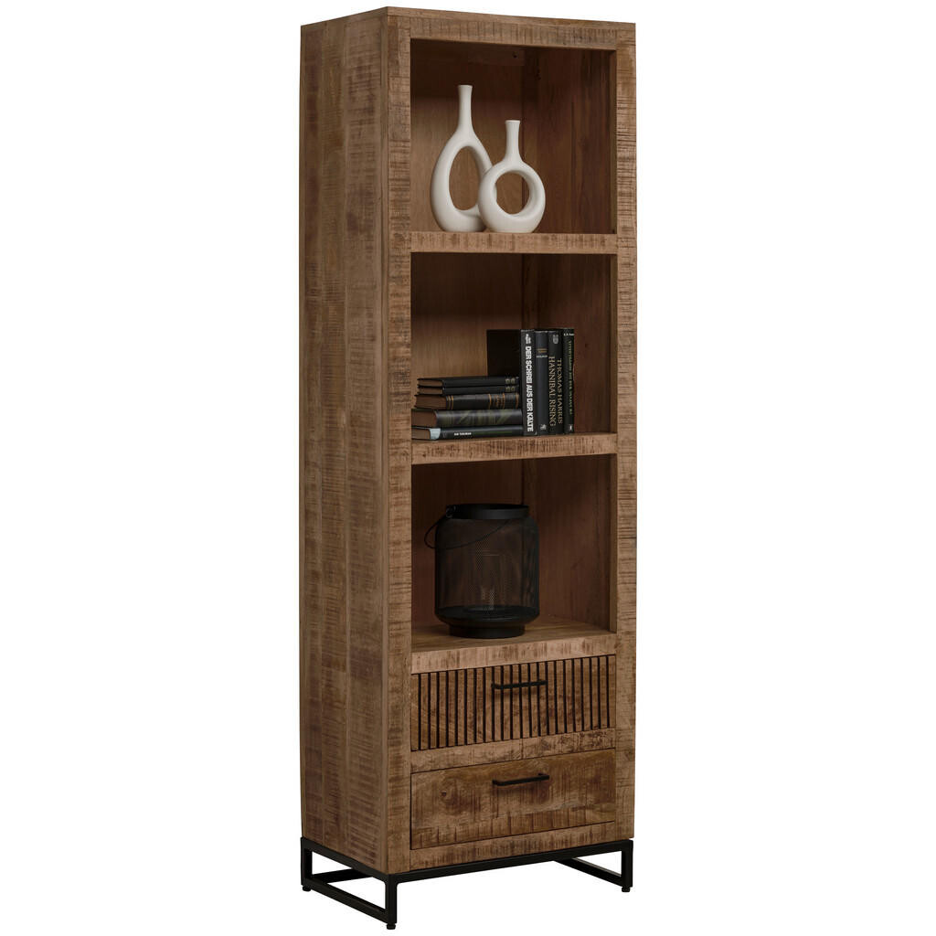 Carryhome REGÁL, prírodná farba, mangové drevo, 60/180/40 cm