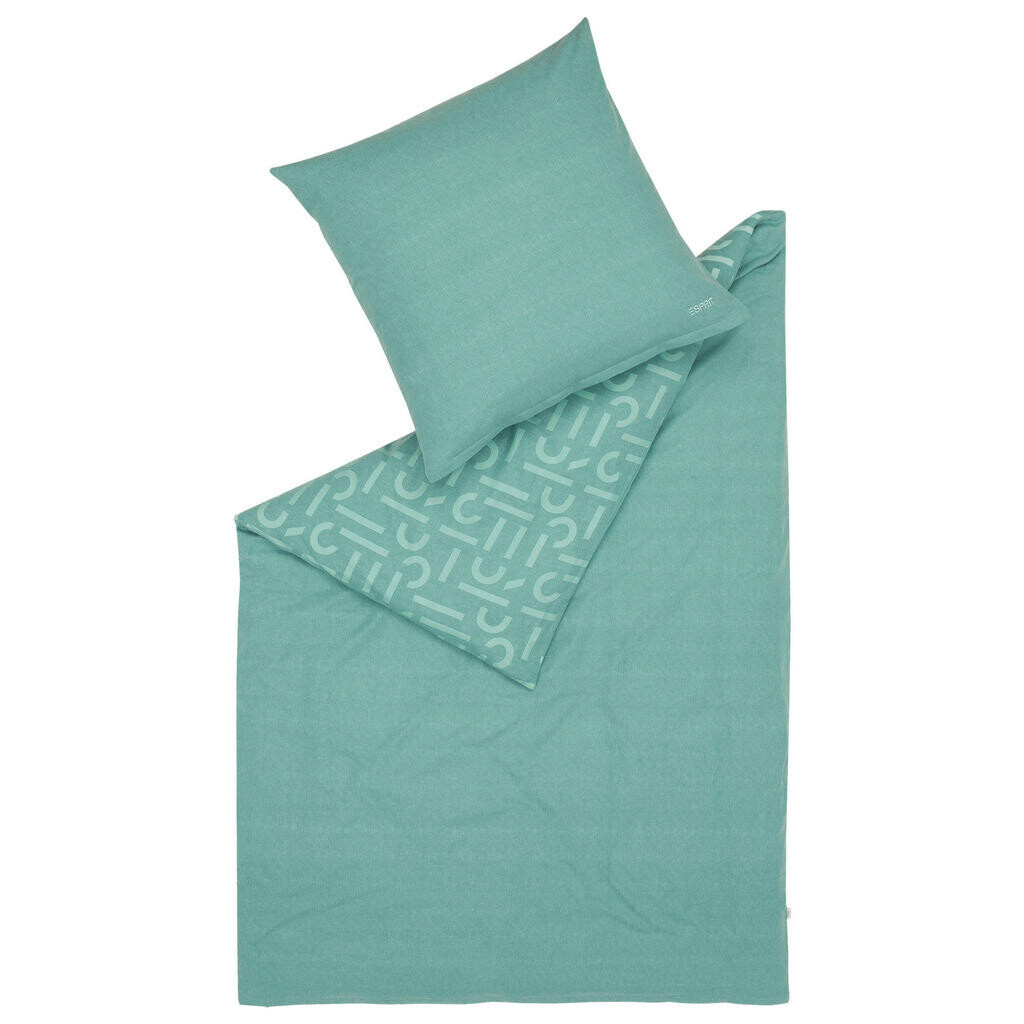 Esprit OBOJSTRANNÁ POSTEĽNÁ BIELIZEŇ, renforcé, mätovozelená, jadeitovozelená, 135/200 cm