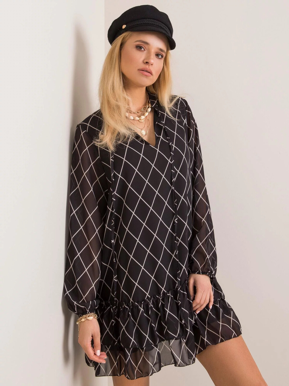 Dámske šaty EM-SK-L1143.92P black - FPrice M