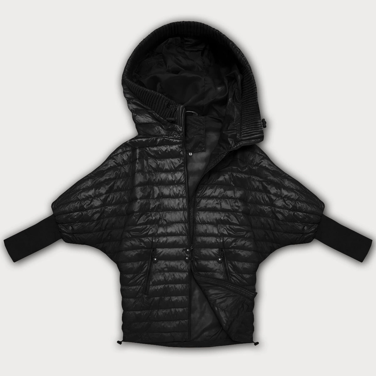 Čierna dámska bunda Minority Bat (P3-6913-1) odstíny černé S (36)