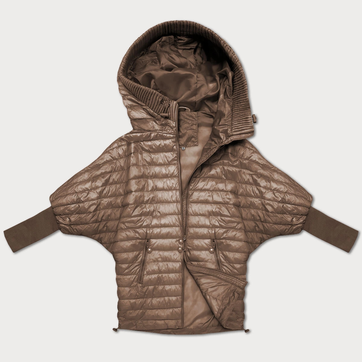 Béžová dámska bunda Minority Bat (P3-6913-305) odstíny béžové XXL (44)