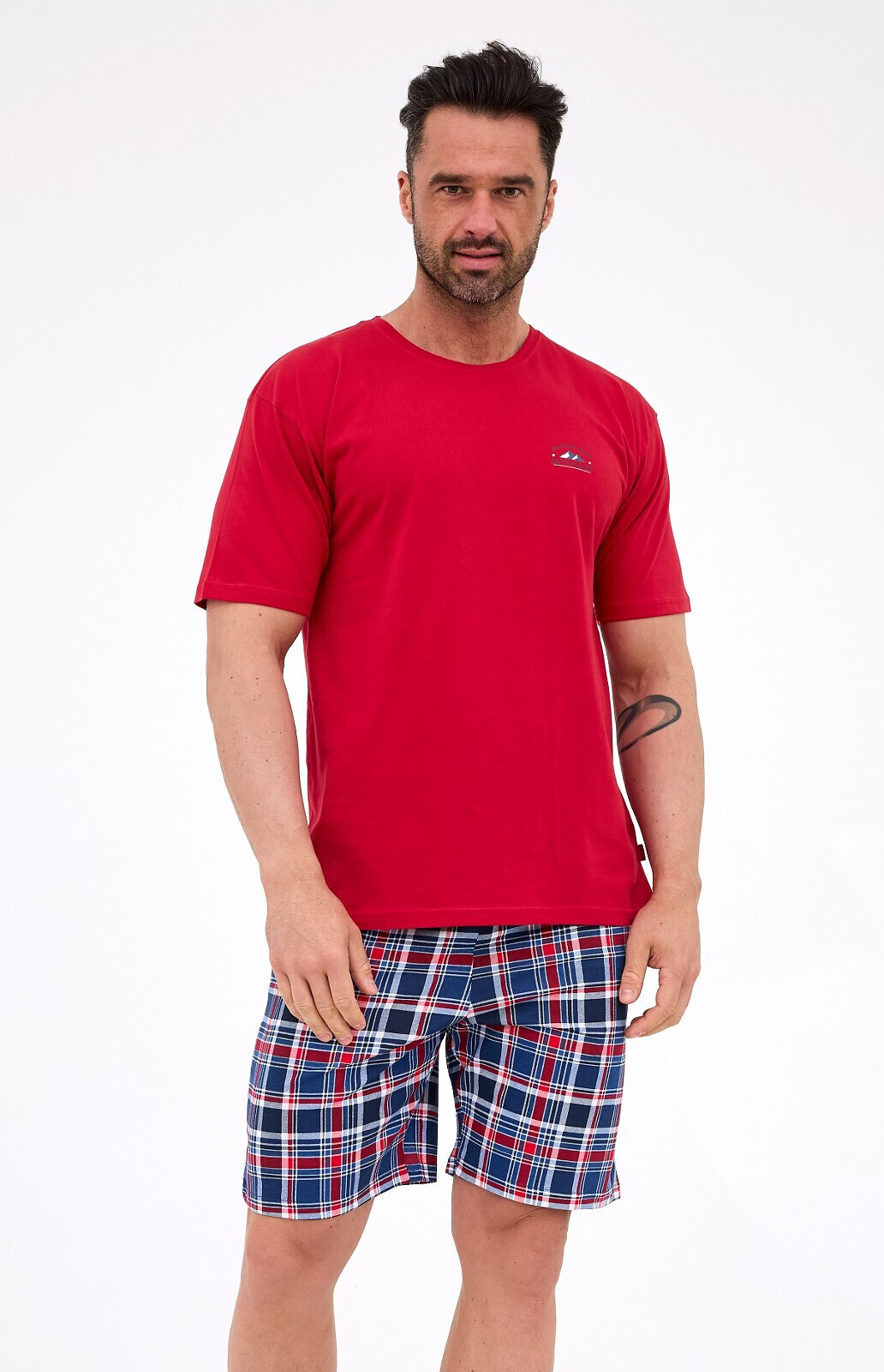 Cornette 326/313 Ready 4 w/r S-2XL pánske pyžamo kaštanové M