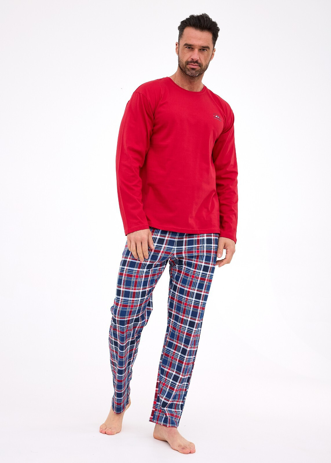 Cornette 124/312 Ready 3 l/r S-2XL pyžamo kaštanové XL