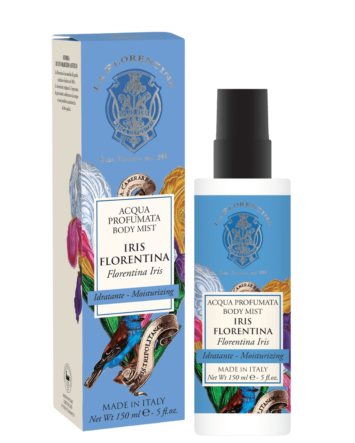 LA FLORENTINA Parfumovaná telová voda, Iris Florentina 150 ml