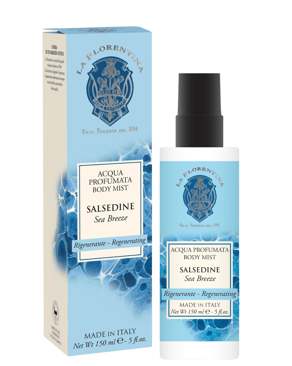 LA FLORENTINA Parfumovaná telová voda, Salsedine 150 ml