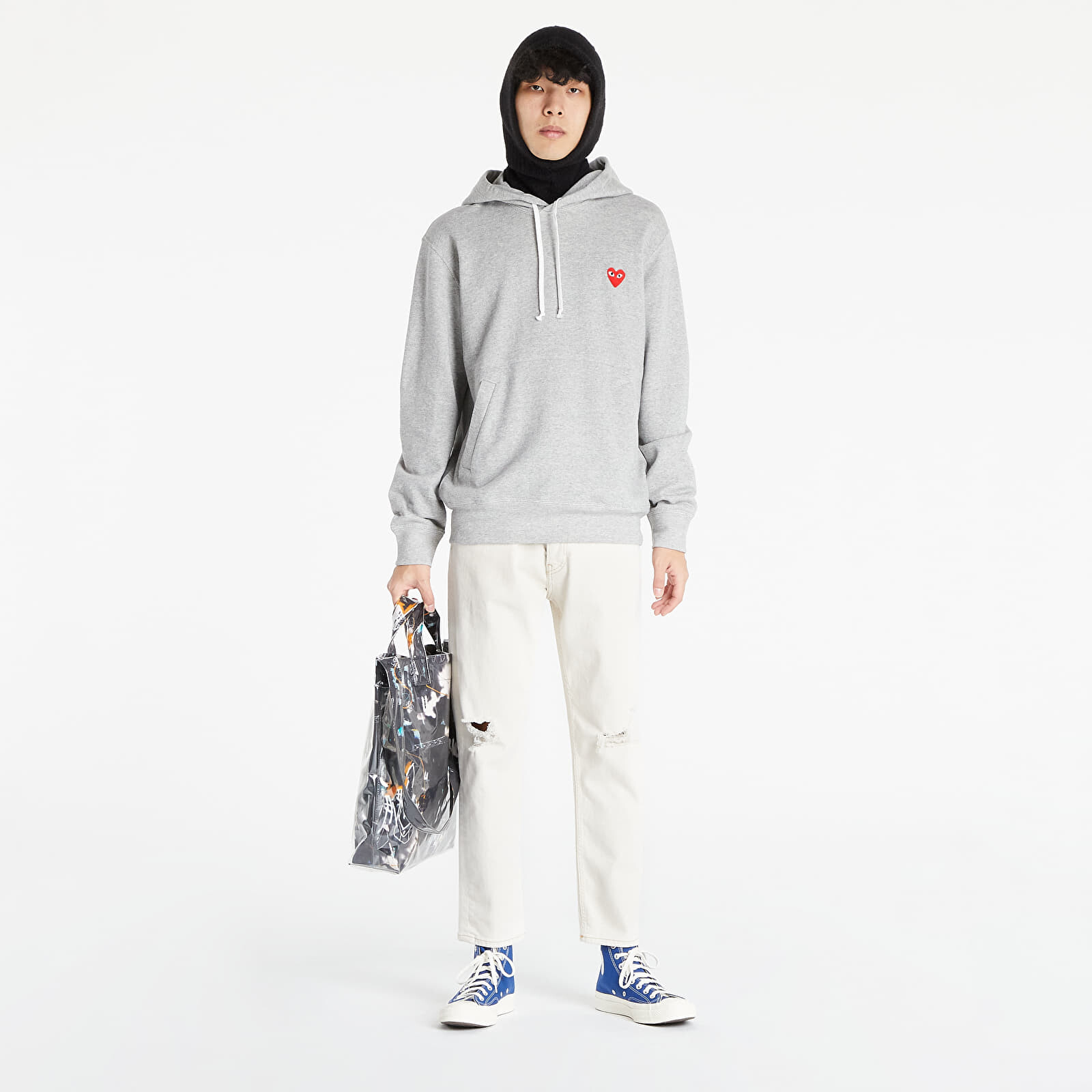 Mikina Comme des Garçons PLAY Hoodie Grey S