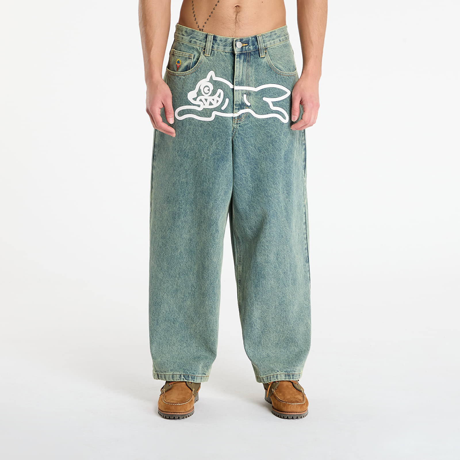Džínsy Billionaire Boys Club Icecream Running Dog Triple Scoop Denim Pant Vintage Wash 34