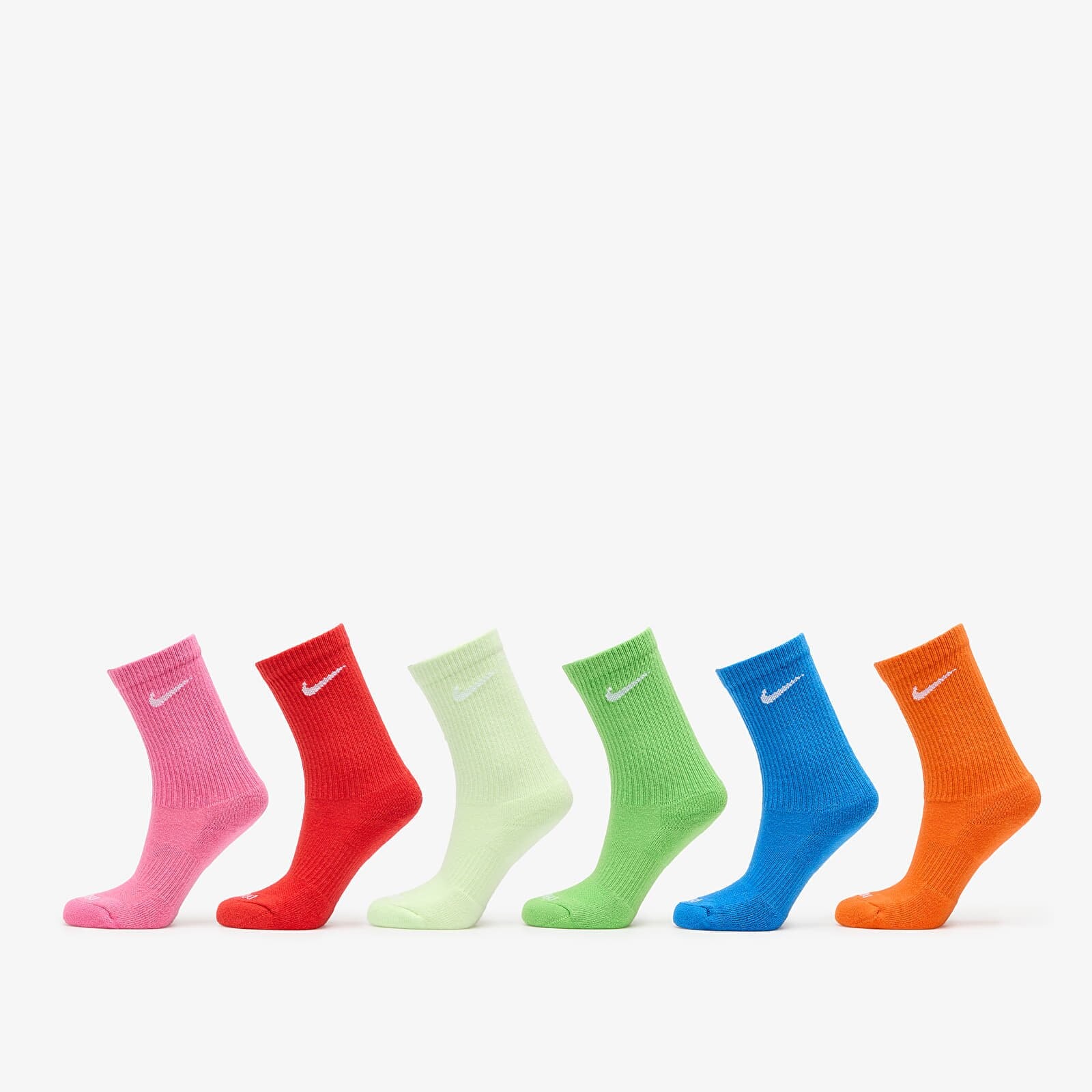 Ponožky Nike Dri-FIT Everyday Plus Cushioned Training Crew Socks 6-Pack Multi-Color XL