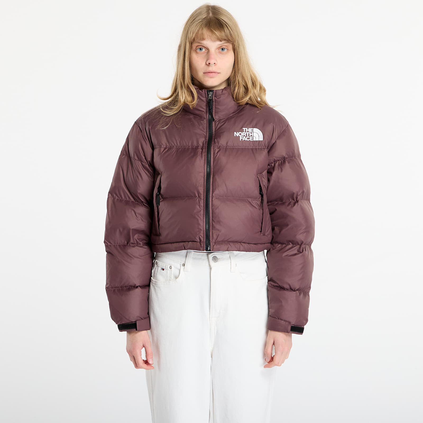 Bunda The North Face W Nuptse Short Jacket Tawny Quartz L