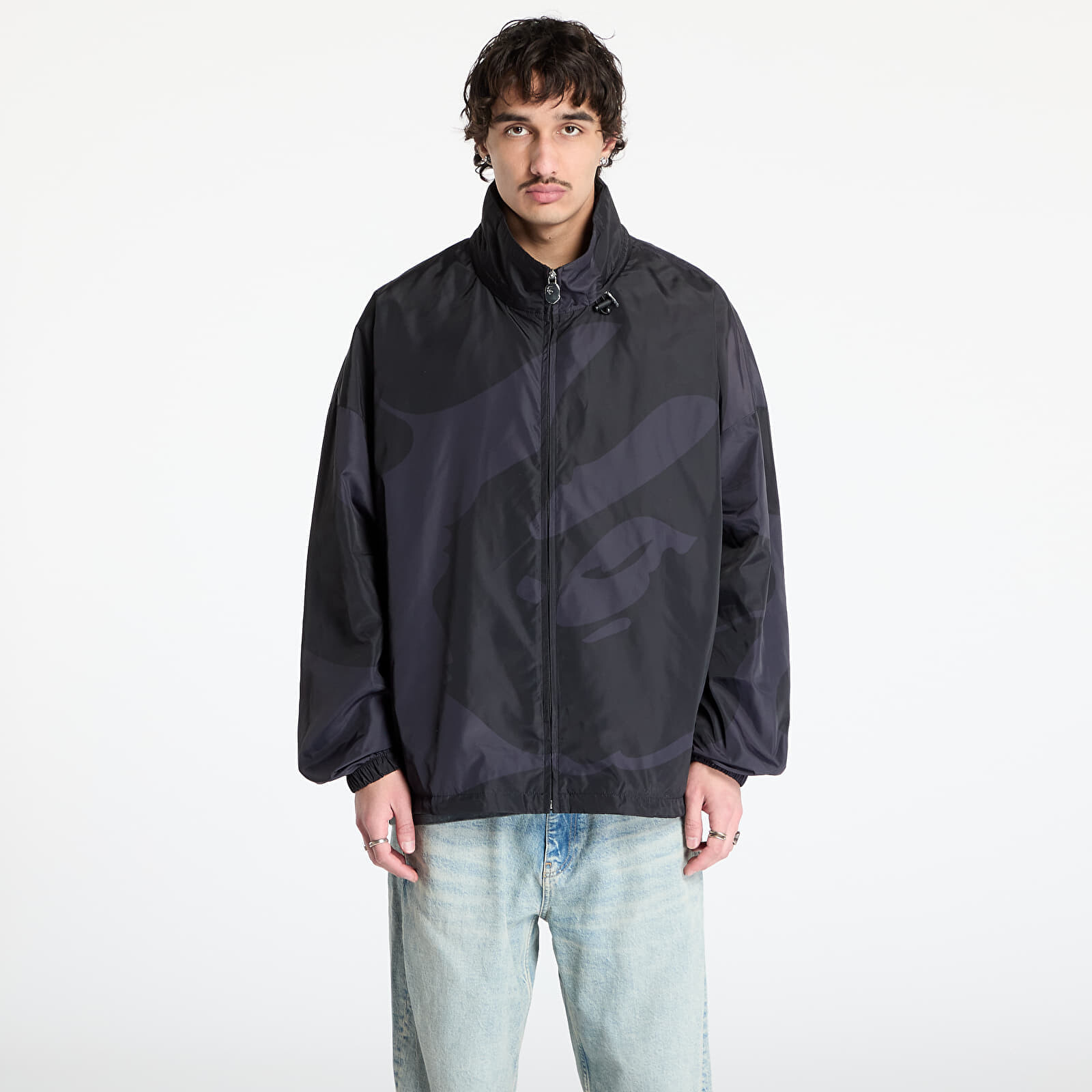 Bunda A BATHING APE Abc Camo Nylon Hooded Jacket UNISEX Black XXL