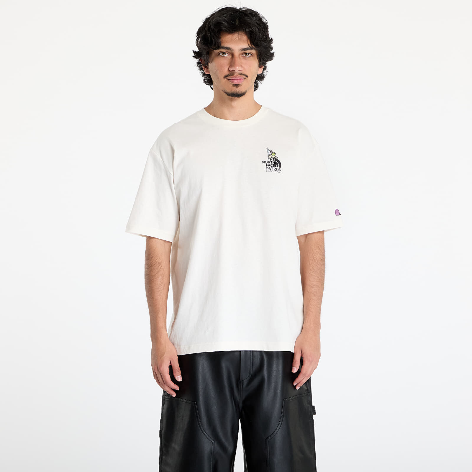 Tričko The North Face UNISEX Ss Clean Trails Oversized Tee White Dune XL