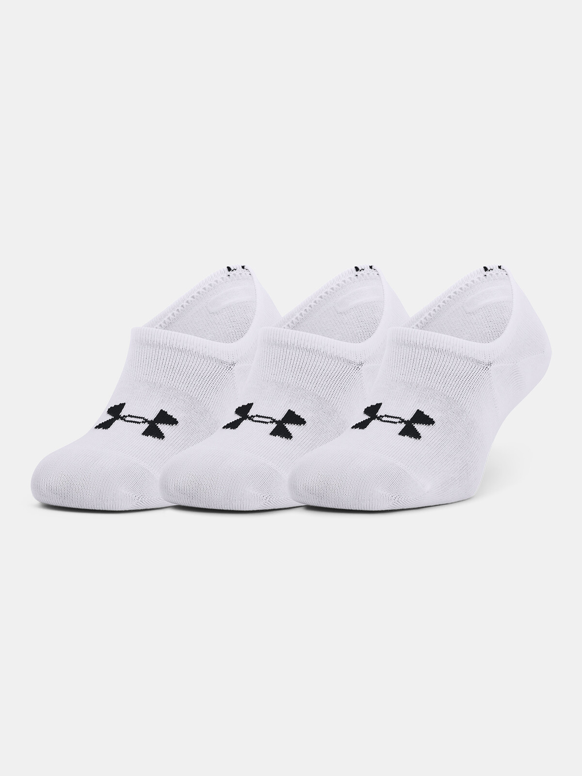Under Armour Socks Core Ultra Low 3PK-WHT - unisex