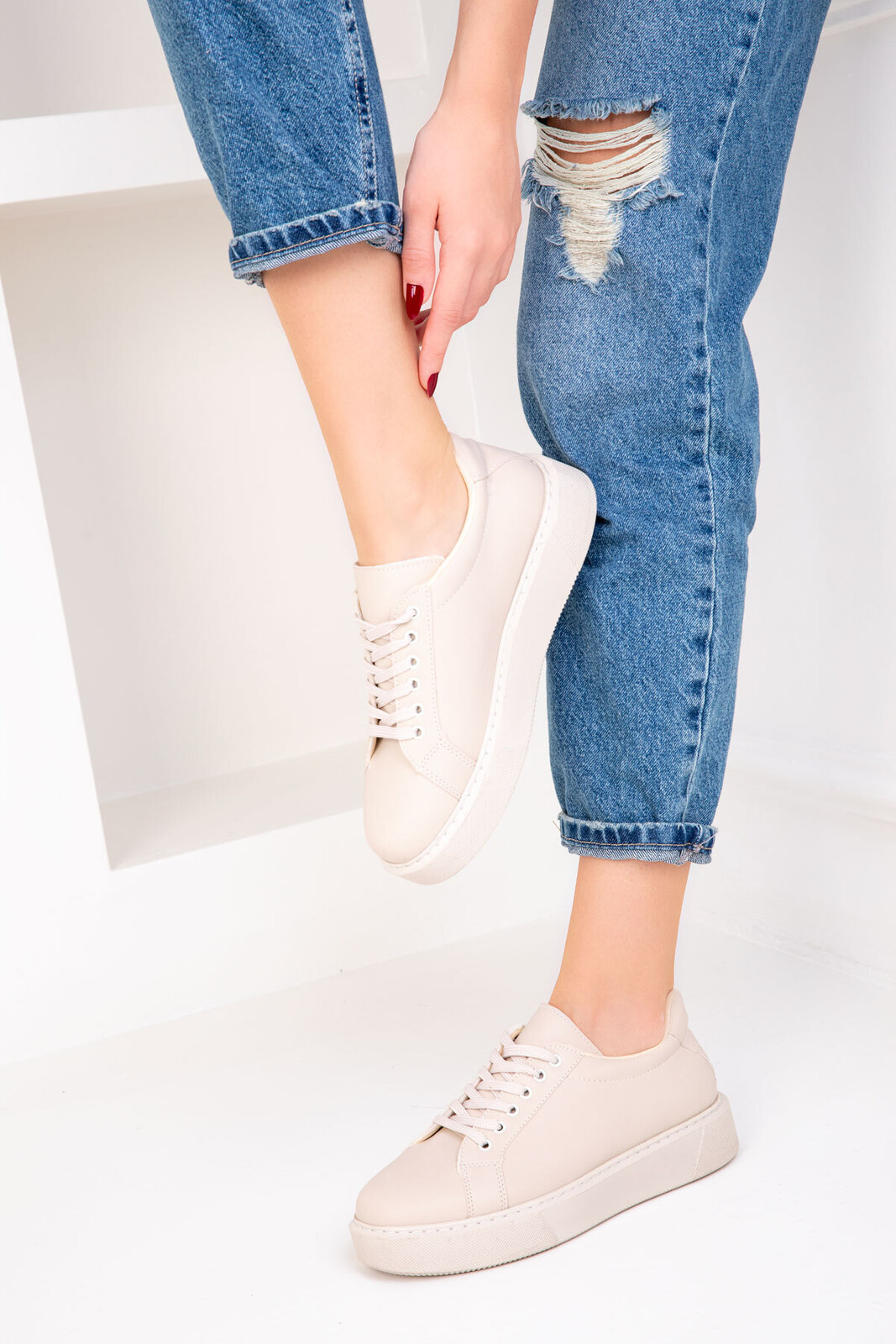 Dámske tenisky Soho Beige 18760