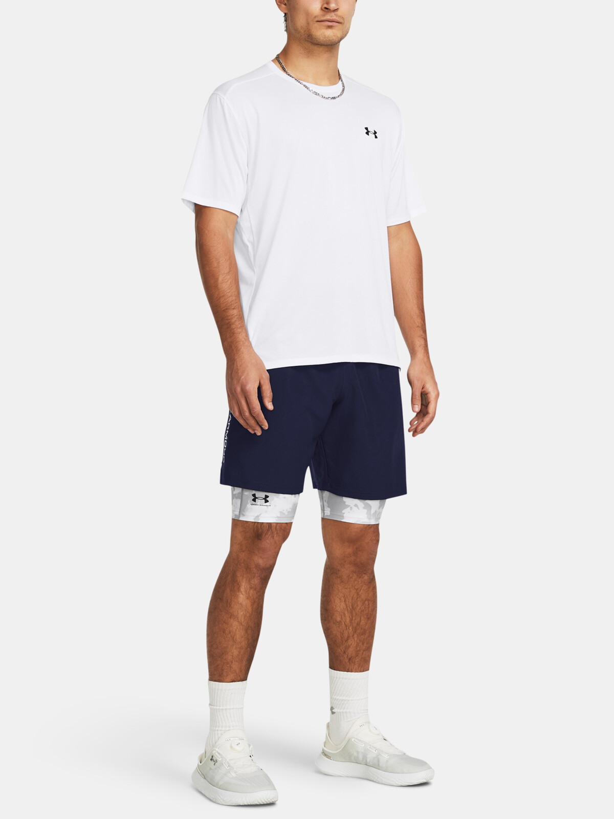 Under Armour Shorts UA Woven Wdmk Shorts-BLU - Men's