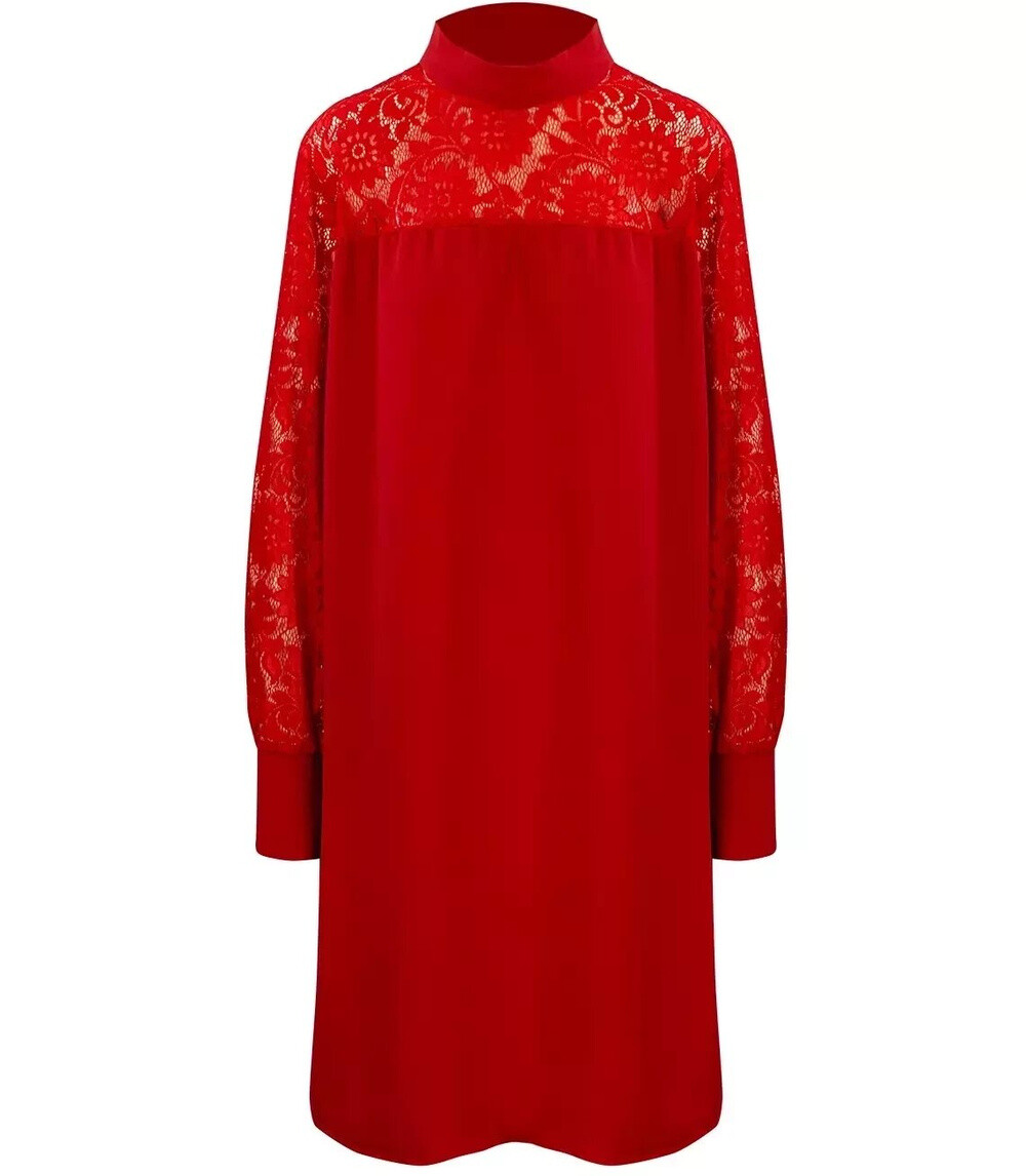 Pri Women's Decorative Lace Midi Dress