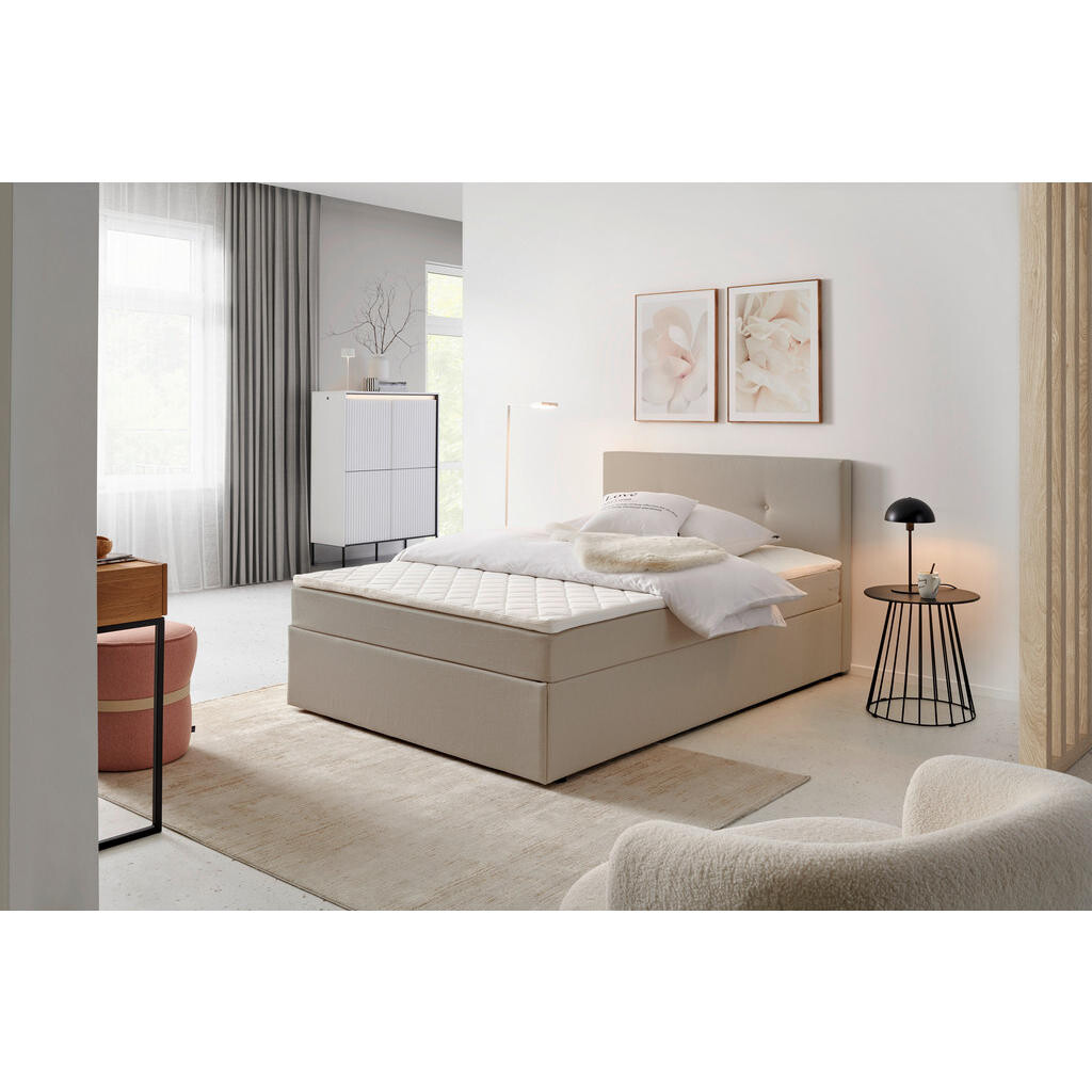 P & B AMERICKÁ POSTEĽ, 120/200 cm, piesková