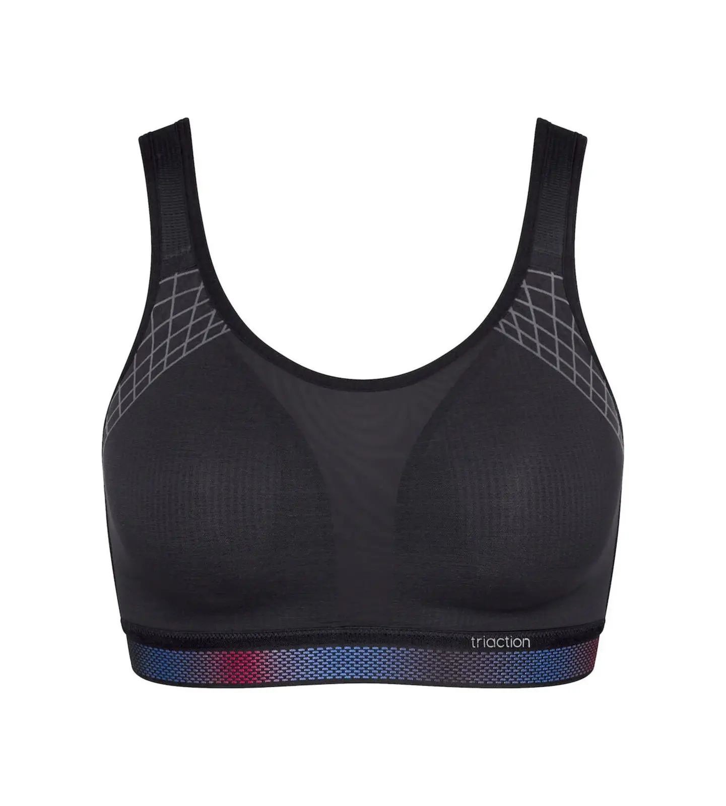 Dámska podprsenka Triaction Cardio Flow Bra N01 EX - BLACK - black 0004 - TRIUMPH BLACK 75F