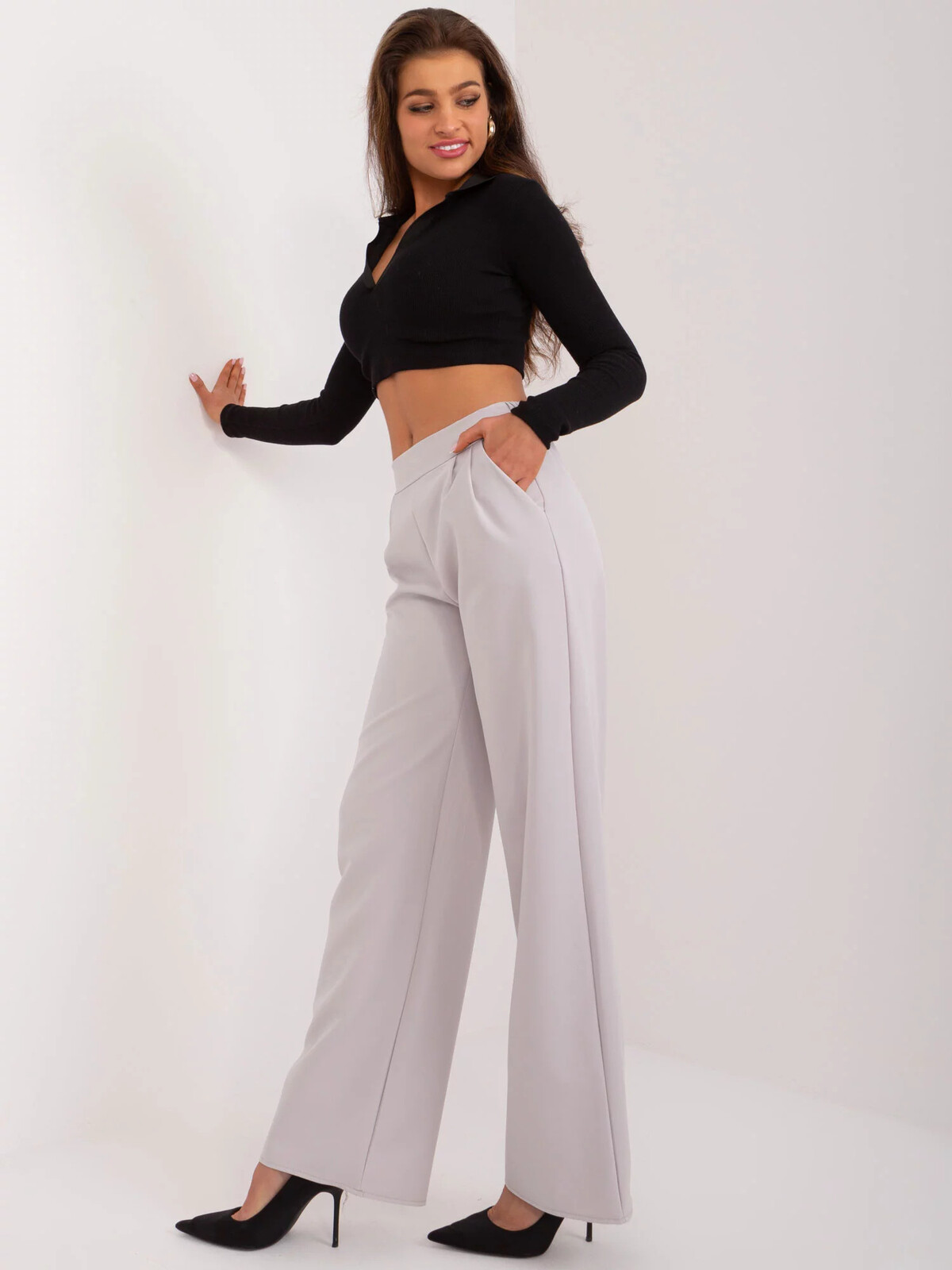 Nohavice WN SP 8247.65 light grey - FPrice L